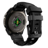 Universal Garmin 22mm QuickFit Tech-Protect Motion Fleksibelt Plast Rem - Sort