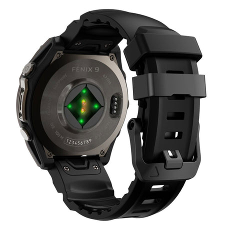 Universal Garmin 22mm QuickFit Tech-Protect Motion Fleksibelt Plast Rem - Sort