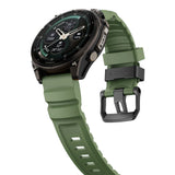 Universal Garmin 22mm QuickFit Tech-Protect Motion Fleksibelt Plast Rem - Grøn