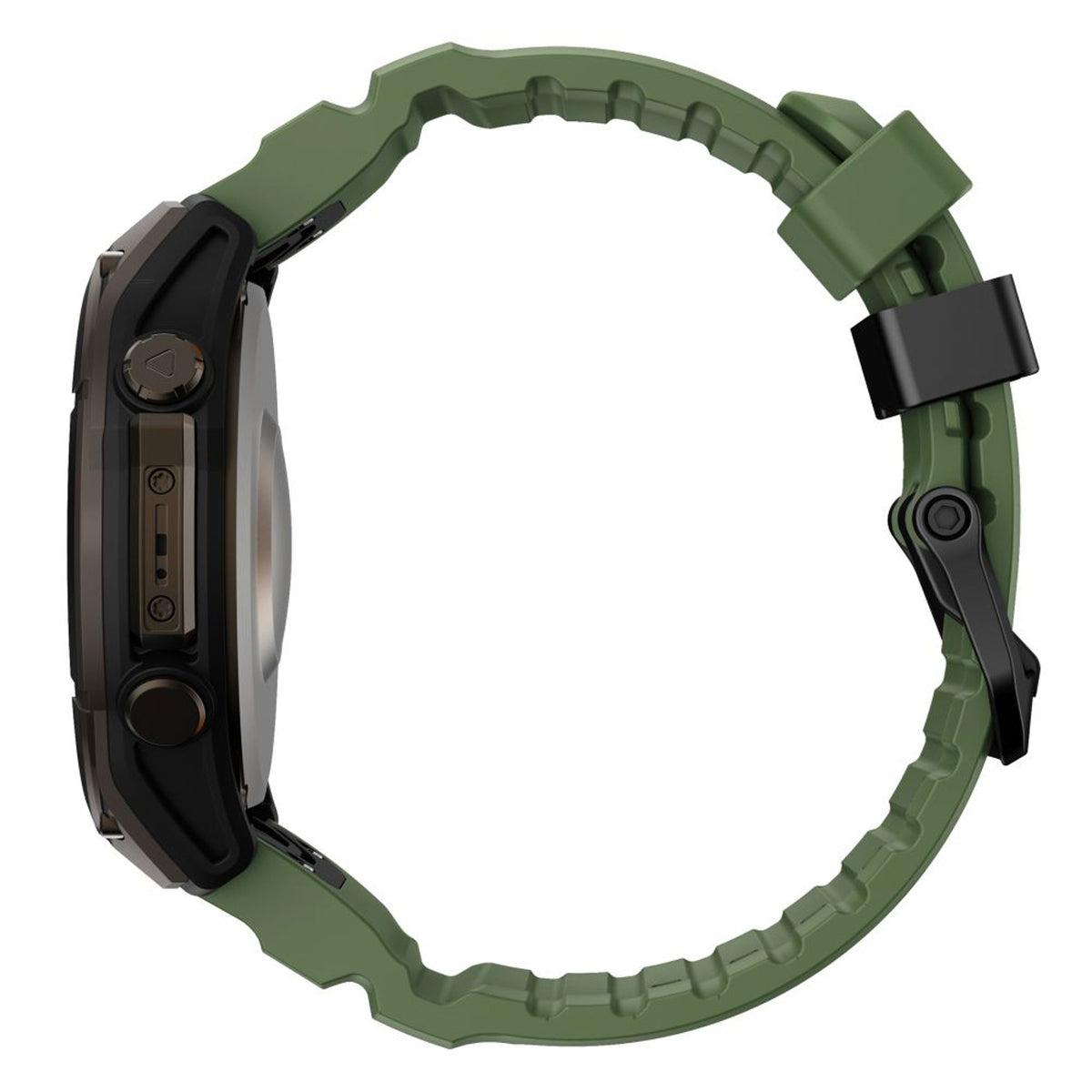 Universal Garmin 22mm QuickFit Tech-Protect Motion Fleksibelt Plast Rem - Grøn