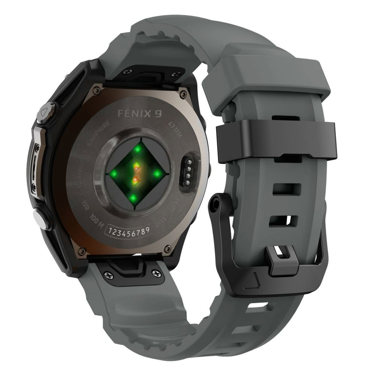 Universal Garmin 26mm QuickFit Tech-Protect Motion Fleksibelt Plast Rem - Grå
