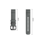 Universal Garmin 26mm QuickFit Tech-Protect Motion Fleksibelt Plast Rem - Grå