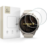 Garmin Fenix 9 Pro (43mm) Tech-Protect Glass Fit+ Skærmbeskyttelsesglas - 2 stk - Gennemsigtig