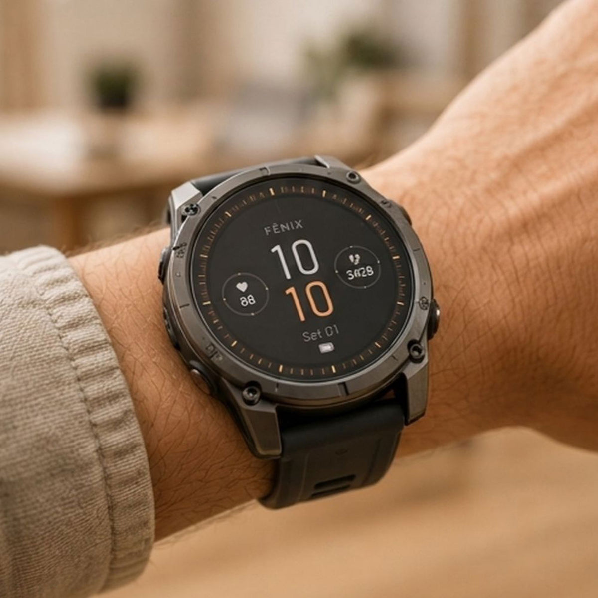 Garmin Fenix 9 Pro (47mm) Tech-Protect Glass Fit+ Skærmbeskyttelsesglas - 2 stk - Gennemsigtig