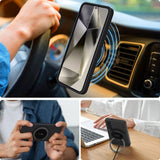 Samsung Galaxy S26+ (Plus) - Tech-Protect Silikone Cover - MagSafe Kompatibel - Sort