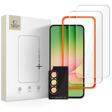 Tech-Protect - Samsung Galaxy A37 - Easy Set+ Beskyttelsessæt m. Skærmbeskyttelsesglas & Kameralinsebeskyttelsesglas - Gennemsigtig