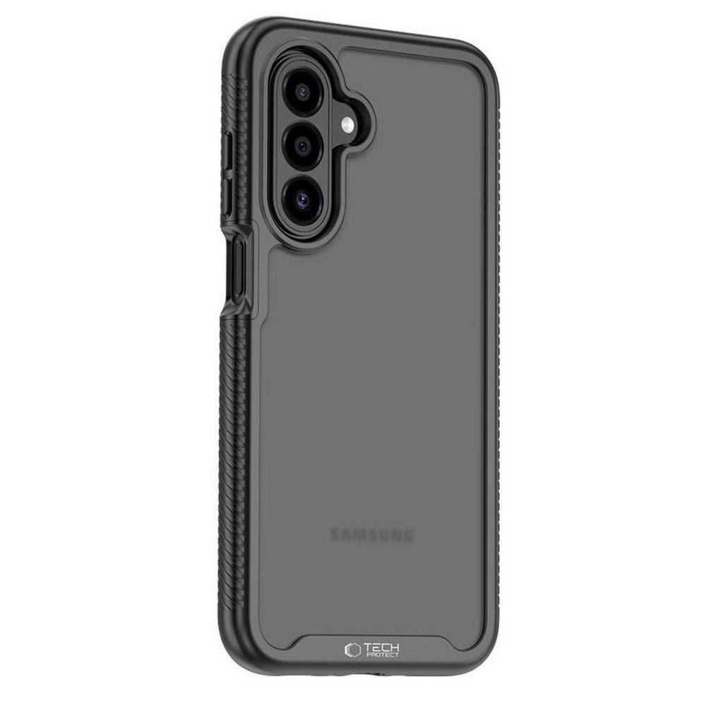 Samsung Galaxy A27 / A37 / A36 / A56 Tech-Protect Defense Mobilcover med Skærmbeskyttelse - Mat Sort