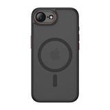 iPhone 17e / 16e Tech-Protect MagCam Case - MagSafe Kompatibel - Gennemsigtig / Mat Sort