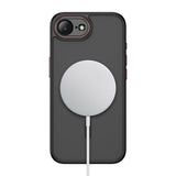 iPhone 17e / 16e Tech-Protect MagCam Case - MagSafe Kompatibel - Gennemsigtig / Mat Sort