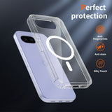 Google Pixel 10a Tech-Protect Flexair Hybrid Bagside Cover - MagSafe Kompatibel - Gennemsigtig