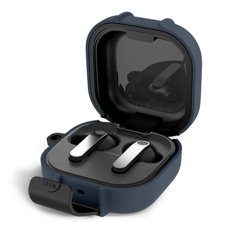 Samsung Galaxy Buds 4 / 4 Pro Tech-Protect Slim Hook Cover - Karabinhage - Blå