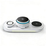 Tech-Protect A51 ARCTICBOOST Trådløs Oplader - 3-i-1 - 25W - MagSafe / Qi2 Kompatibel - Hvid