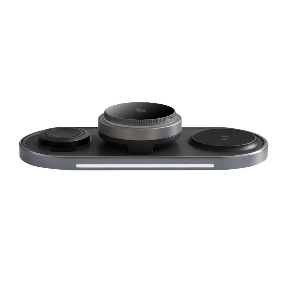 Tech-Protect A51 ARCTICBOOST Trådløs Oplader - 3-i-1 - 25W - MagSafe / Qi2 Kompatibel - Sort