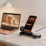 Tech-Protect A51 ARCTICBOOST Trådløs Oplader - 3-i-1 - 25W - MagSafe / Qi2 Kompatibel - Sort