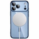 Tech-Protect iPhone 18 Pro Max / 17 Pro Max MagFlex Cover - MagSafe Kompatibel - Blå / Gennemsigtig