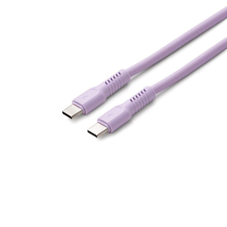 Colorum USB-C til USB-C Kabel - 60W / 1.8m - Lavender
