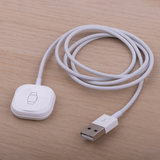 Forever MASM-100 - 3W Trådløs Oplader til Smartwatch - USB-A - MagSafe Kompatibel - Hvid