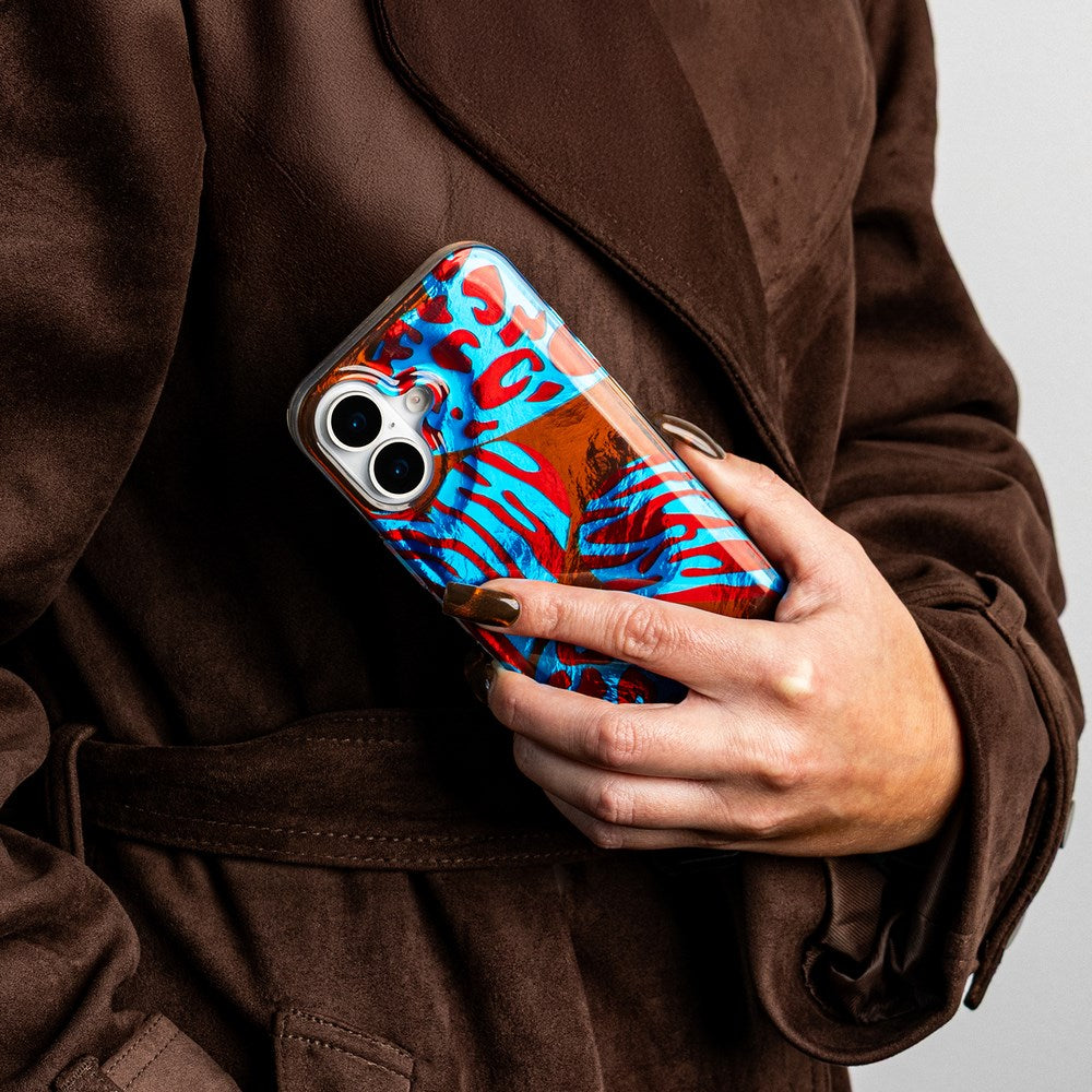 iPhone 12 / 12 Pro Fleksibelt Plast Mobil Cover - Kamæleon