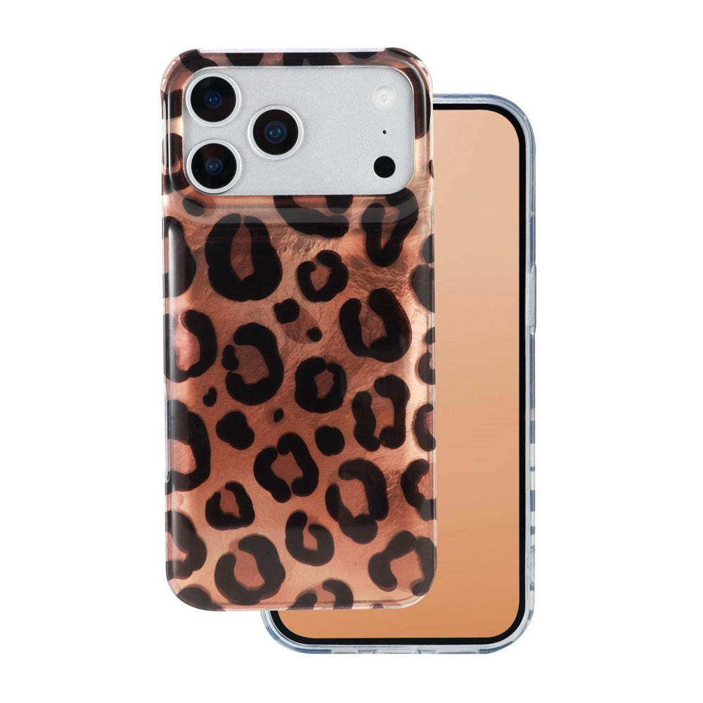 iPhone 17 Pro Max Fleksibelt Plast Mobil Cover - Panther