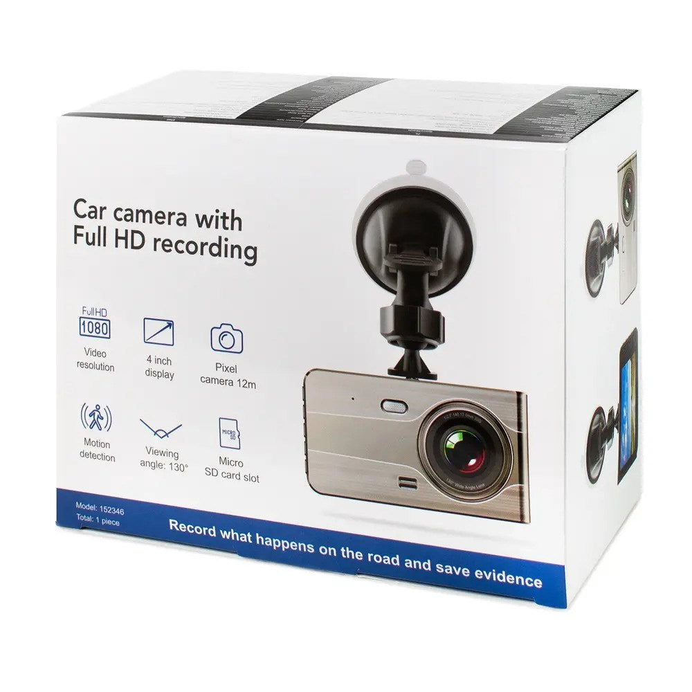 Hurtel DVR979G Dashcam til Bil inkl. Bakkamera - Beige