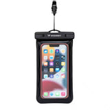 Wozinsky Universal Vandtæt Mobil Cover - Løbearmbånd - Sort
