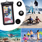 Wozinsky Universal Vandtæt Mobil Cover - Løbearmbånd - Sort