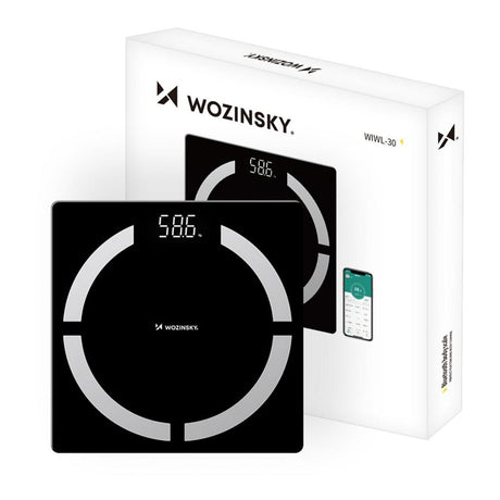 Wozinsky Bluetooth Badevægt - Sort