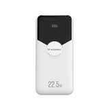 Wozinsky Powerbank - 20.000mAh - USB-C-Kabel - Lightning-Kabel - Hvid