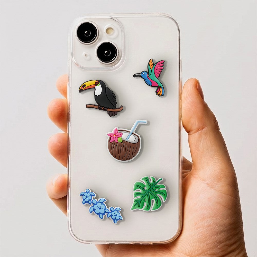 TFO 3D Stickers - 5 stk - Tropical Birds