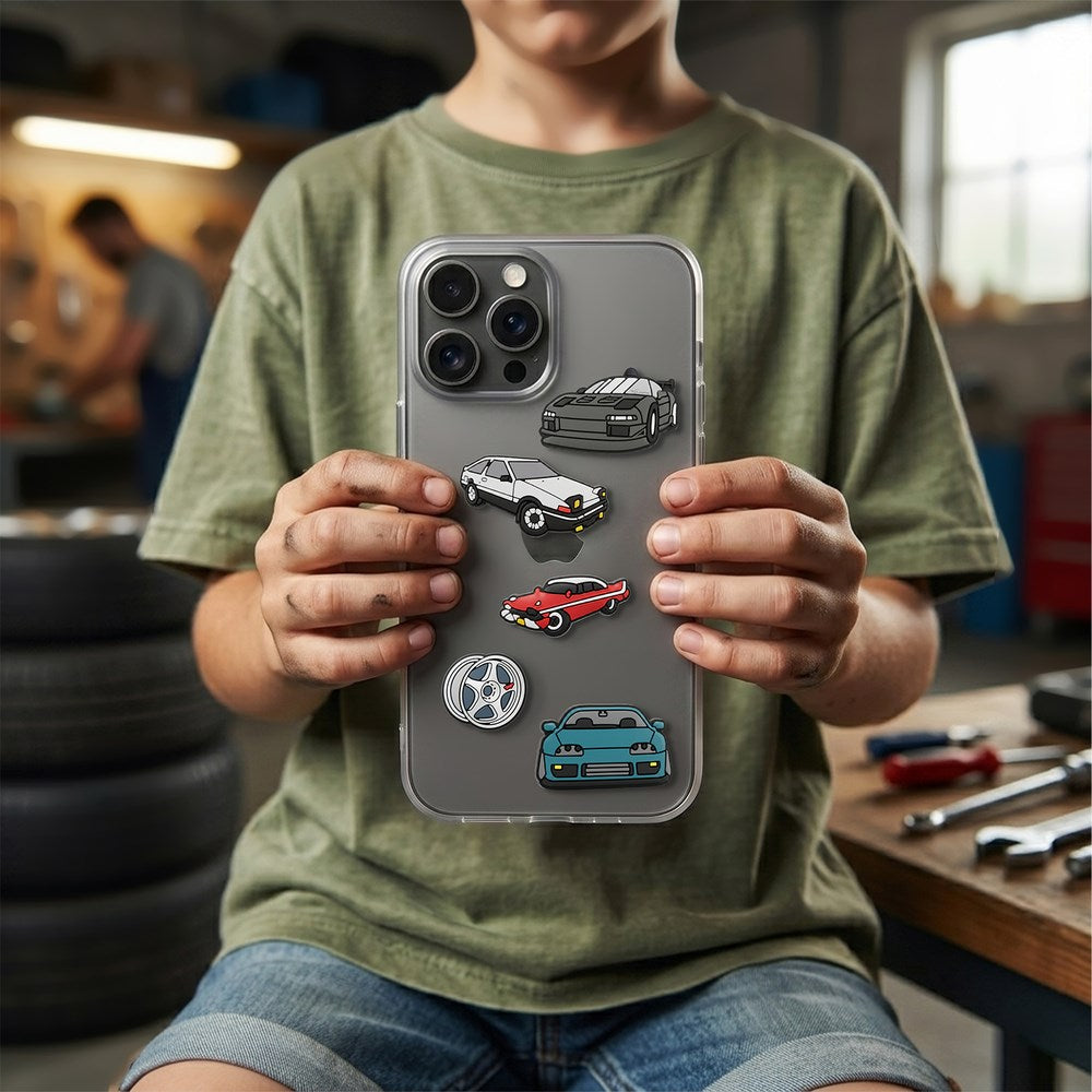TFO 3D Stickers - 5 stk - Fast cars