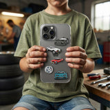 TFO 3D Stickers - 5 stk - Fast cars