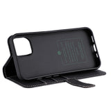 iPhone 13 GEAR Onsala Eco Flip Cover med Pung - Nedbrydeligt - Sort