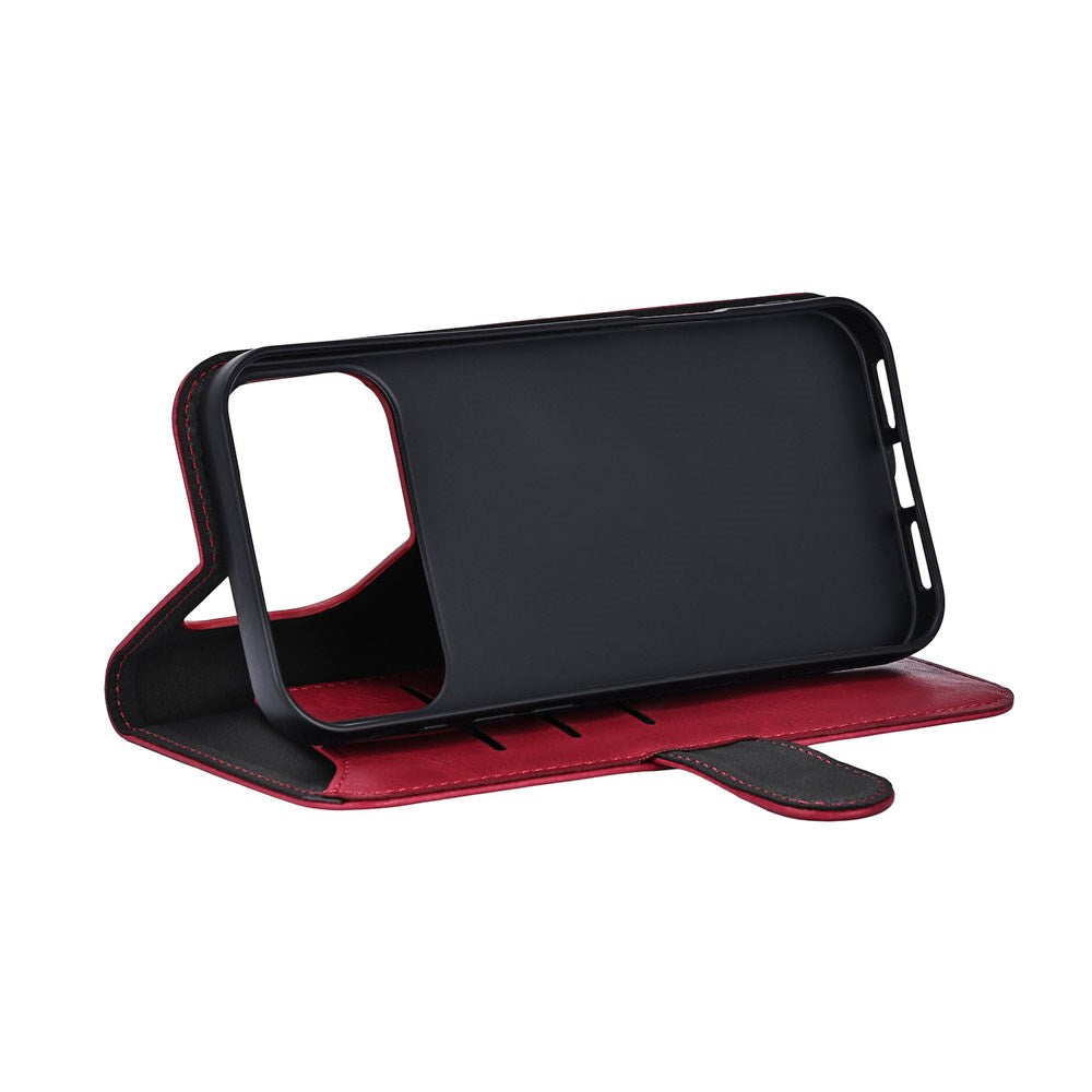 GEAR iPhone 17 Pro Max Kunstlæder Cover - MagSafe Kompatibel - Rød