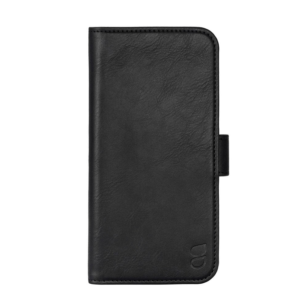 GEAR iPhone 17 Kunstlæder Cover - MagSafe Kompatibel - Sort
