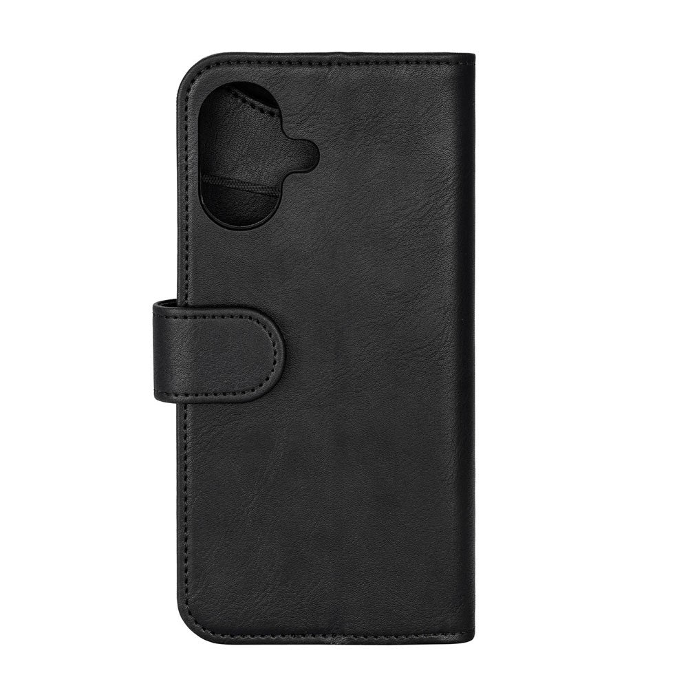GEAR iPhone 17 Kunstlæder Cover - MagSafe Kompatibel - Sort