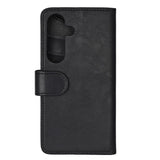 Samsung Galaxy S25 GEAR Classic Flip Cover Kunstlæder - Kortholder og Ståfunktion - Sort