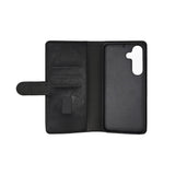 GEAR Samsung Galaxy S25 2-in-1 Kunstlæder Flip Cover - Kortholder - Sort