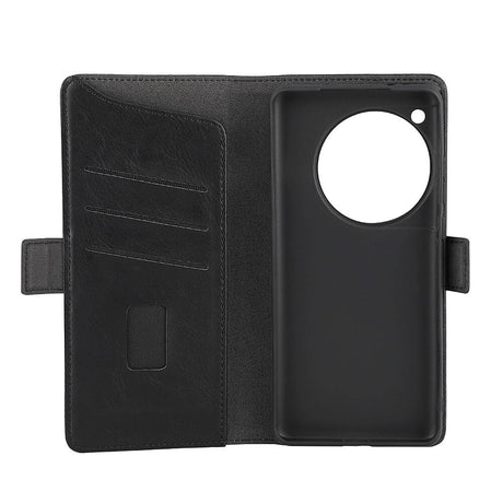 GEAR OnePlus 12 Læder Flip Cover m. Pung - Sort