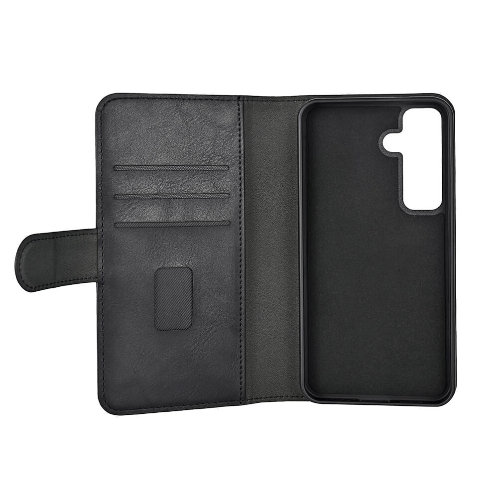 Samsung Galaxy S24+ (Plus) GEAR 2-in-1 Læder Flip Cover m. Pung & Magnet - Sort