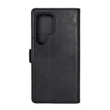 GEAR Samsung Galaxy S24 Ultra Læder Flip Cover m. Pung - Sort