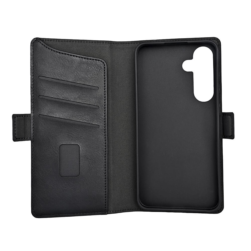 GEAR Samsung Galaxy S24+ (Plus) Læder Flip Cover m. Pung - Sort