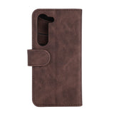 Samsung Galaxy S23 Gear Wallet - Læder Flip Cover m. Pung - Brun