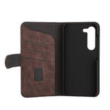 Samsung Galaxy S23 Gear Wallet - Læder Flip Cover m. Pung - Brun