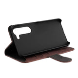 Samsung Galaxy S23 Gear Wallet - Læder Flip Cover m. Pung - Brun