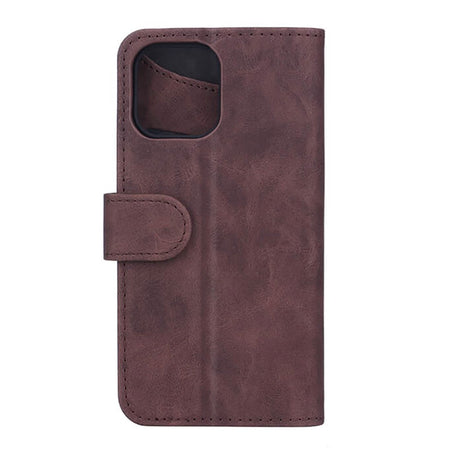 GEAR iPhone 14 Pro Wallet - Læder Flip Cover m. Pung - Brun