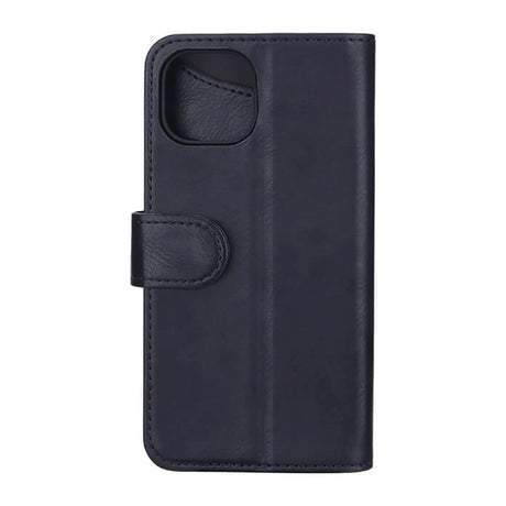 GEAR iPhone 14 / 13 Wallet - Læder Flip Cover m. Pung - Sort