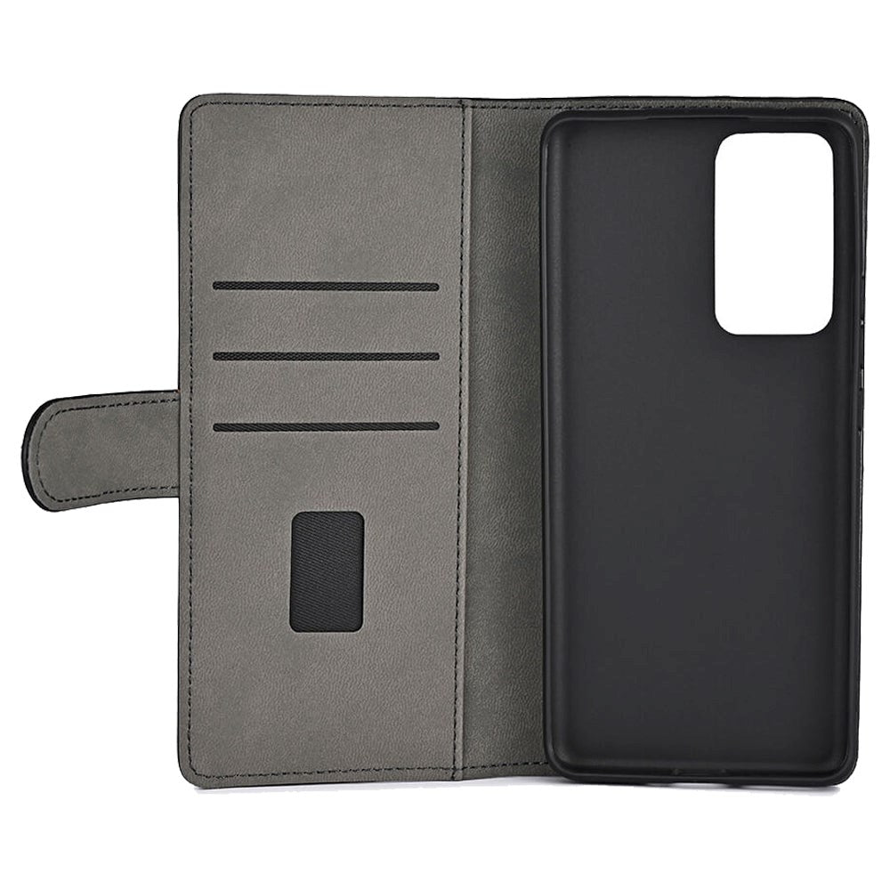 Xiaomi 12 Pro Gear Wallet - Læder Flip Cover m. Pung - Sort