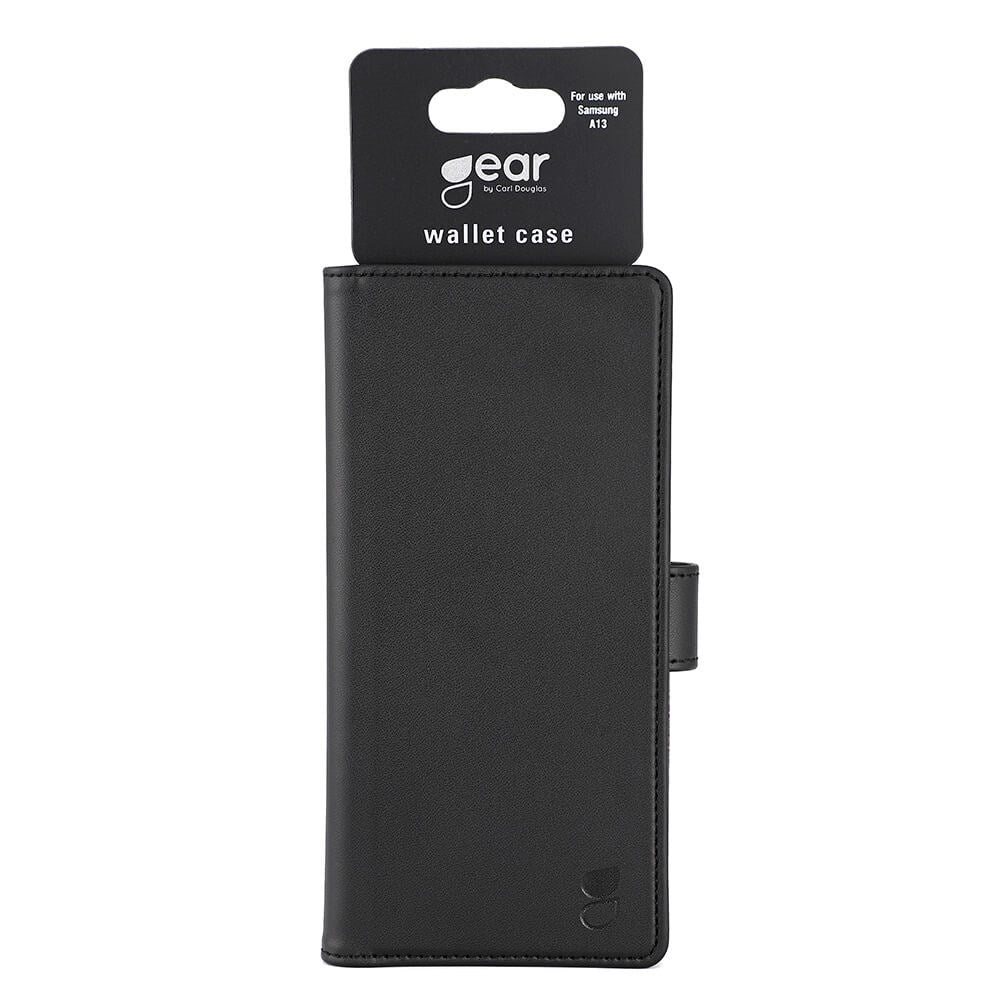 Samsung Galaxy A13 (4G) Gear Wallet - Læder Flip Cover m. Pung - Sort