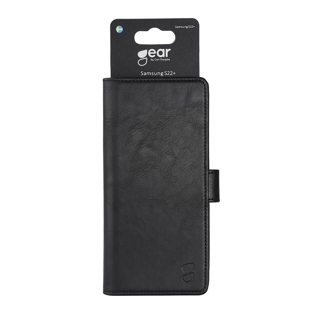 Samsung Galaxy S22+ (Plus) Gear Wallet - Læder Flip Cover m. Pung - Sort