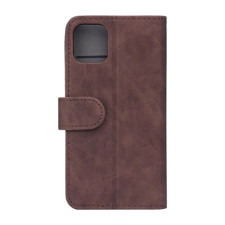 GEAR iPhone 11 Wallet - Læder Flip Cover m. Pung - Brun